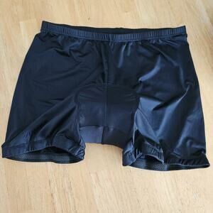 Baleaf Men's Padded Bicycle Shorts Compression 3-D Underlayer Black 3XL